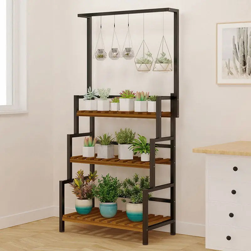 3 Tier Black Plant Stand