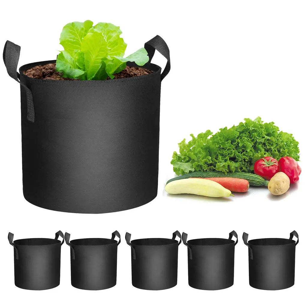 Plant Grow Bags Heavy Duty Nonwoven Fabric Pots