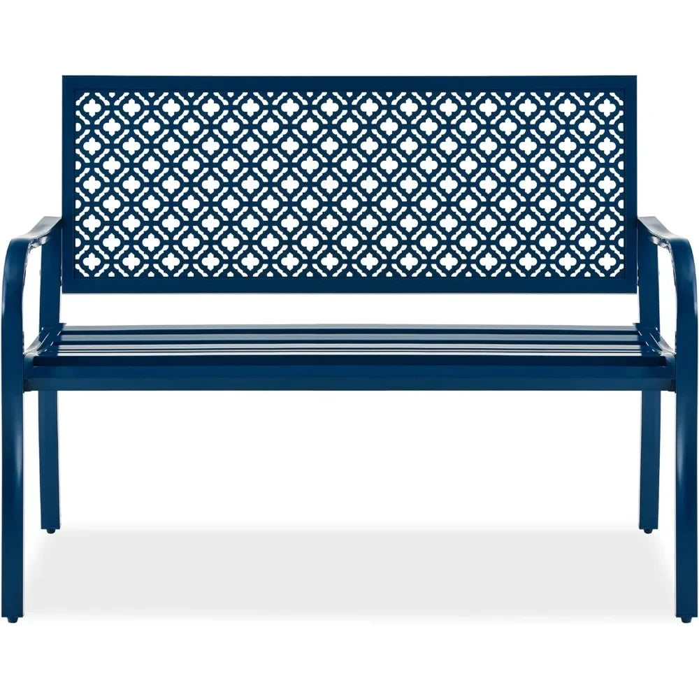 2-Person Metal Steel Benches