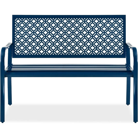 2-Person Metal Steel Benches