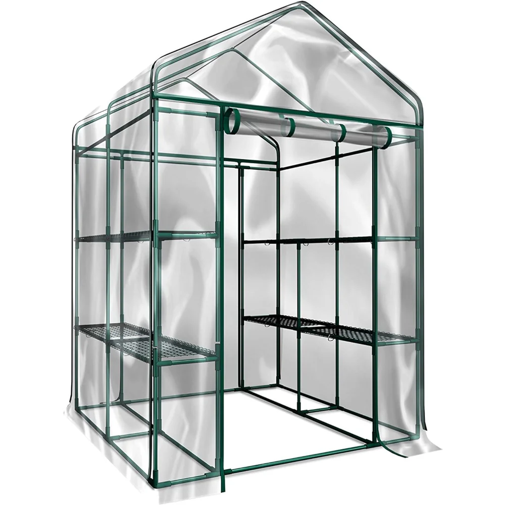 Walk in Greenhouse - 56 x 56 x 76-Inch