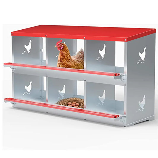 Chicken Nesting Boxes 6 Compartment