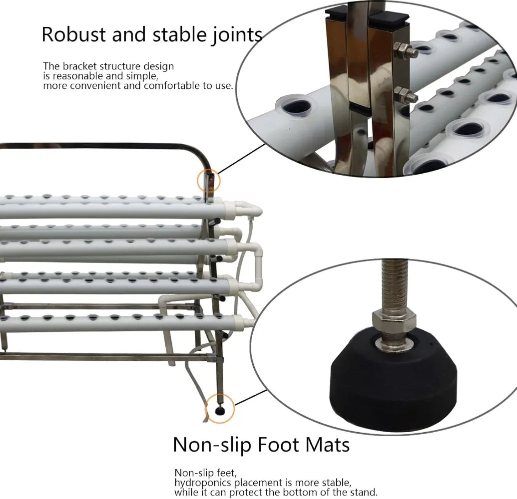 Stainless Steel Hydroponic Growing System