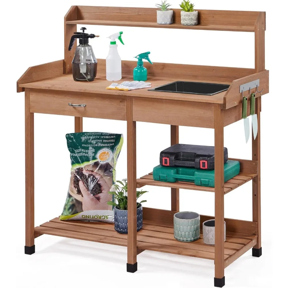 Outdoor Garden Work Bench