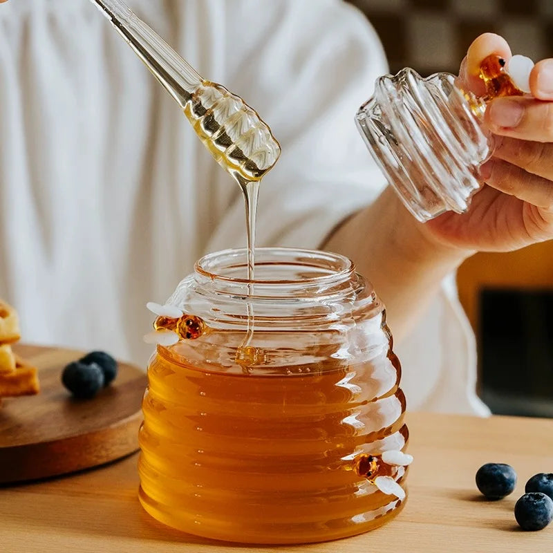 High Borosilicate Glass Honey Container