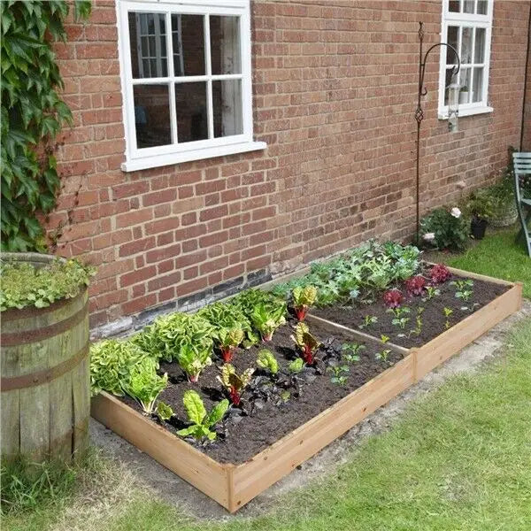 Wooden Raised Garden Bed Kit