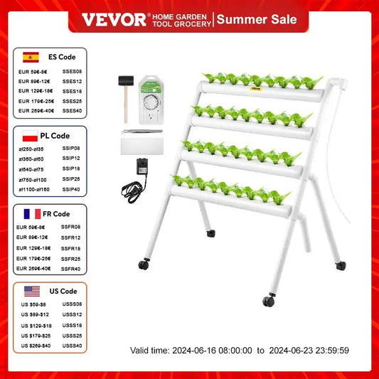 Hydroponics Growing System Food-Grade PVC