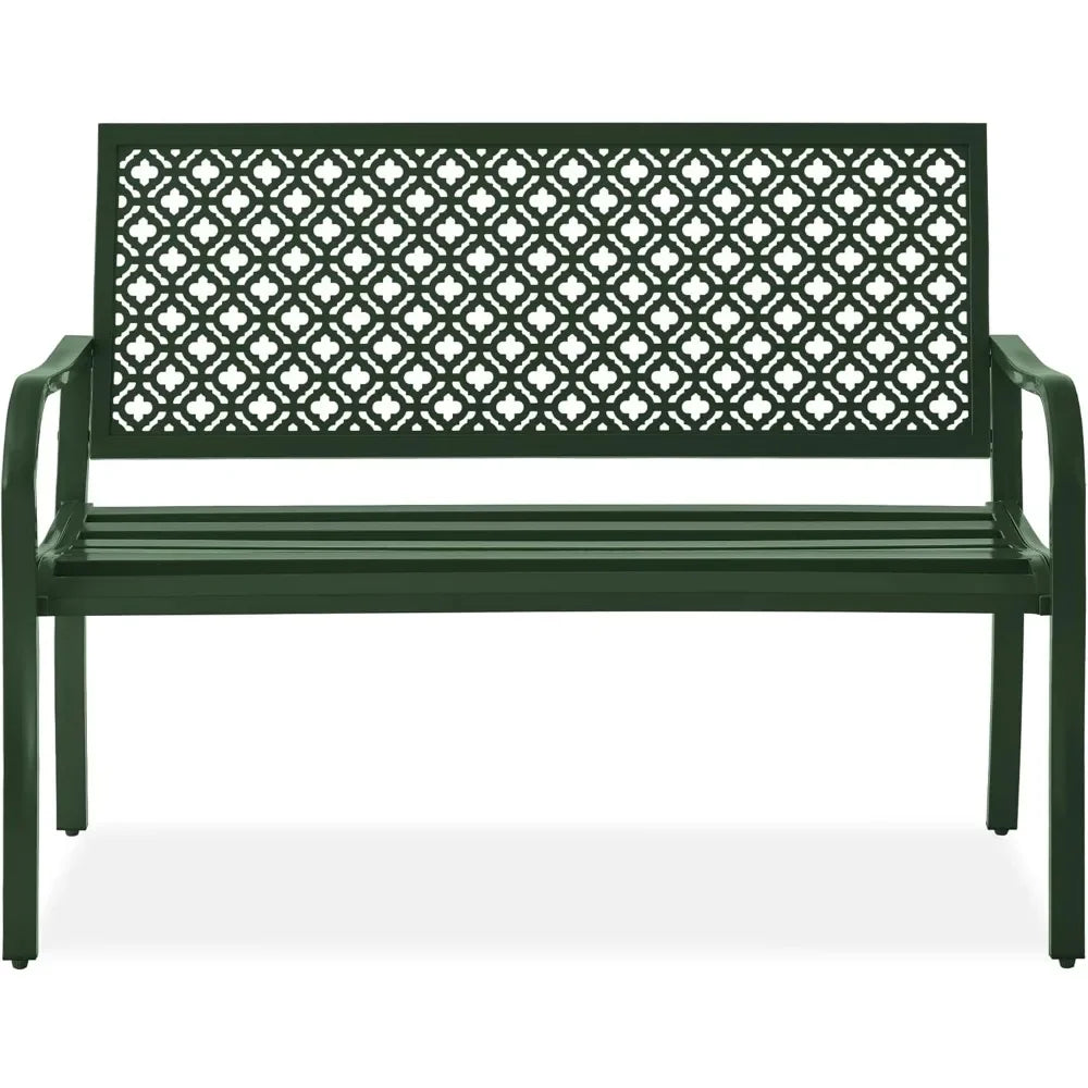 2-Person Metal Steel Benches