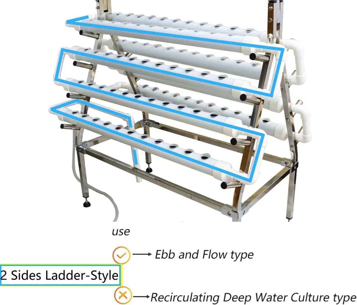 Stainless Steel Hydroponic Growing System