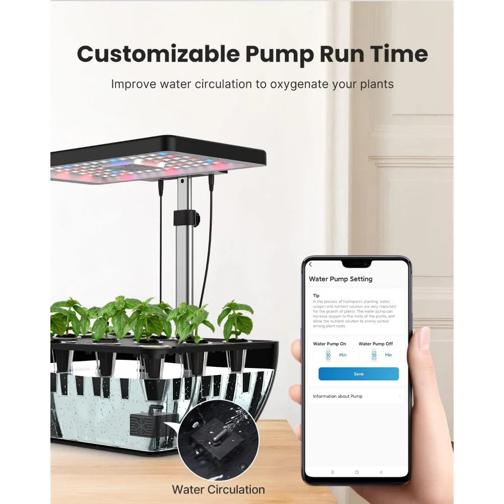 Fan Pump System Hydroponics