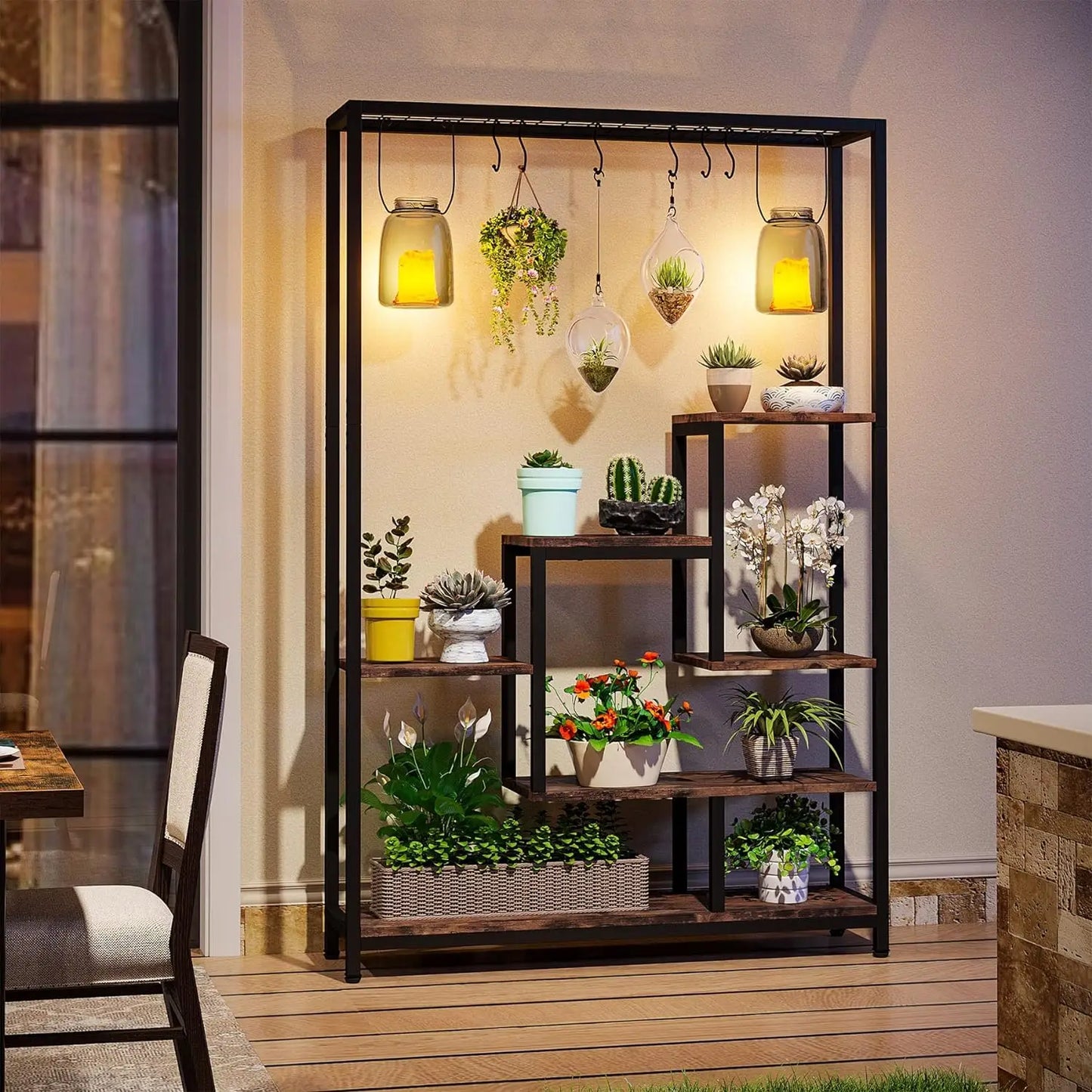 5-Tier Tall Indoor Plant Stand