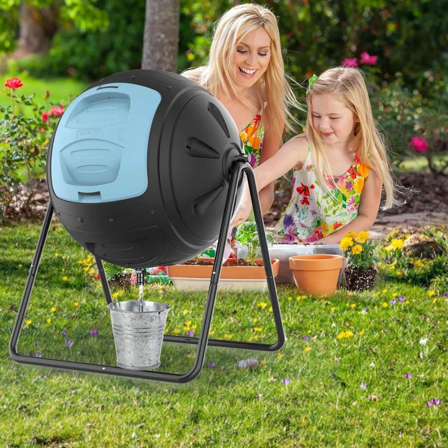 Multifunction Garden Tumbling Composter