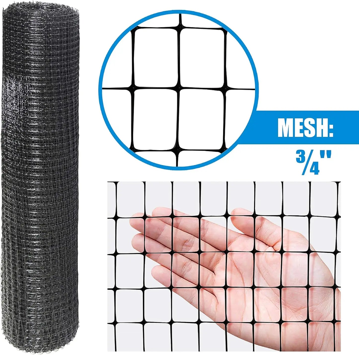 7 ft. x 100 ft. Garden & Plant Protective Netting