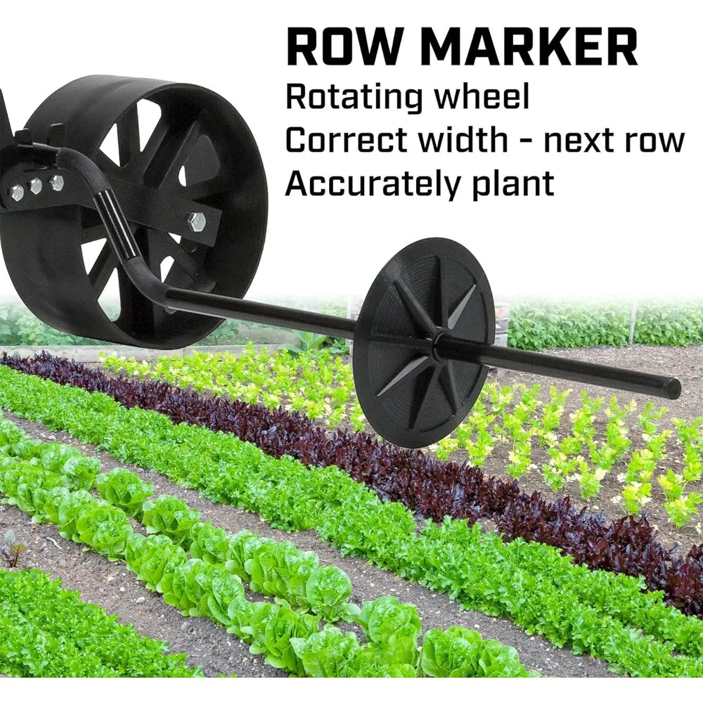 Garden Push Seeder With 6 Seed Plates