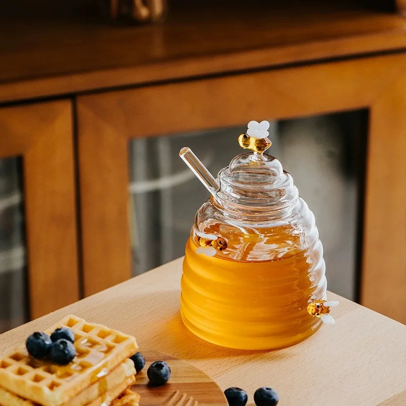 High Borosilicate Glass Honey Container