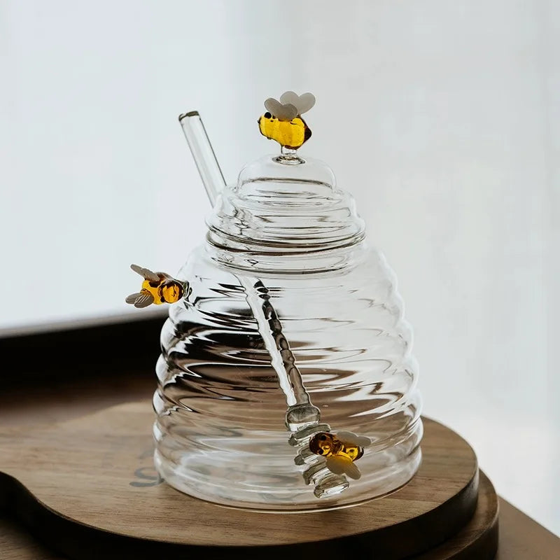 High Borosilicate Glass Honey Container