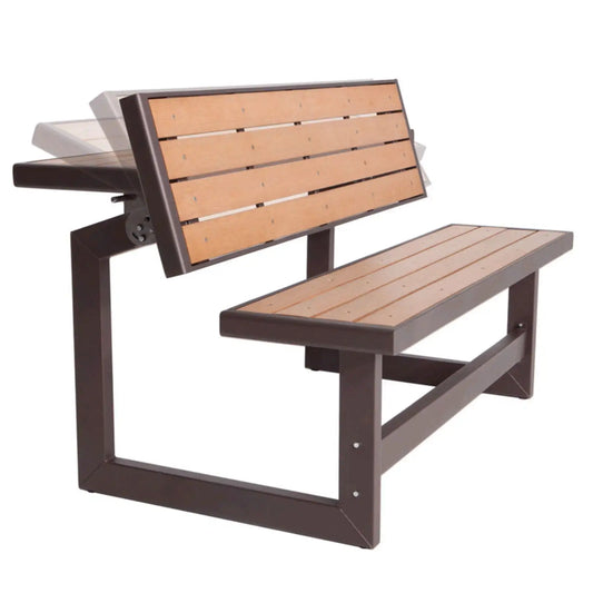 Convertible Patio Benches, Picnic Table Garden Bench