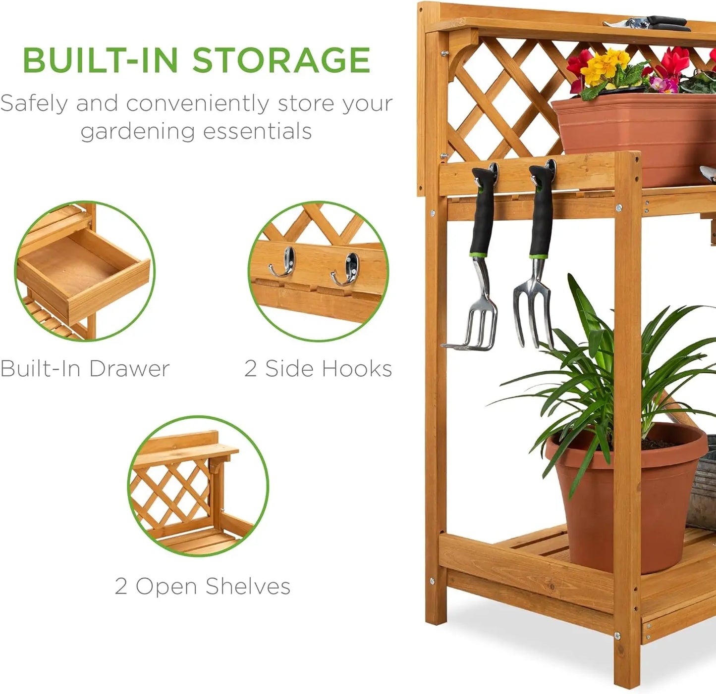 Comfort Corner Outdoor Garden Potting Bench