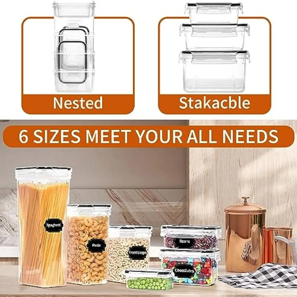 36 Pack Airtight Food Storage Containers