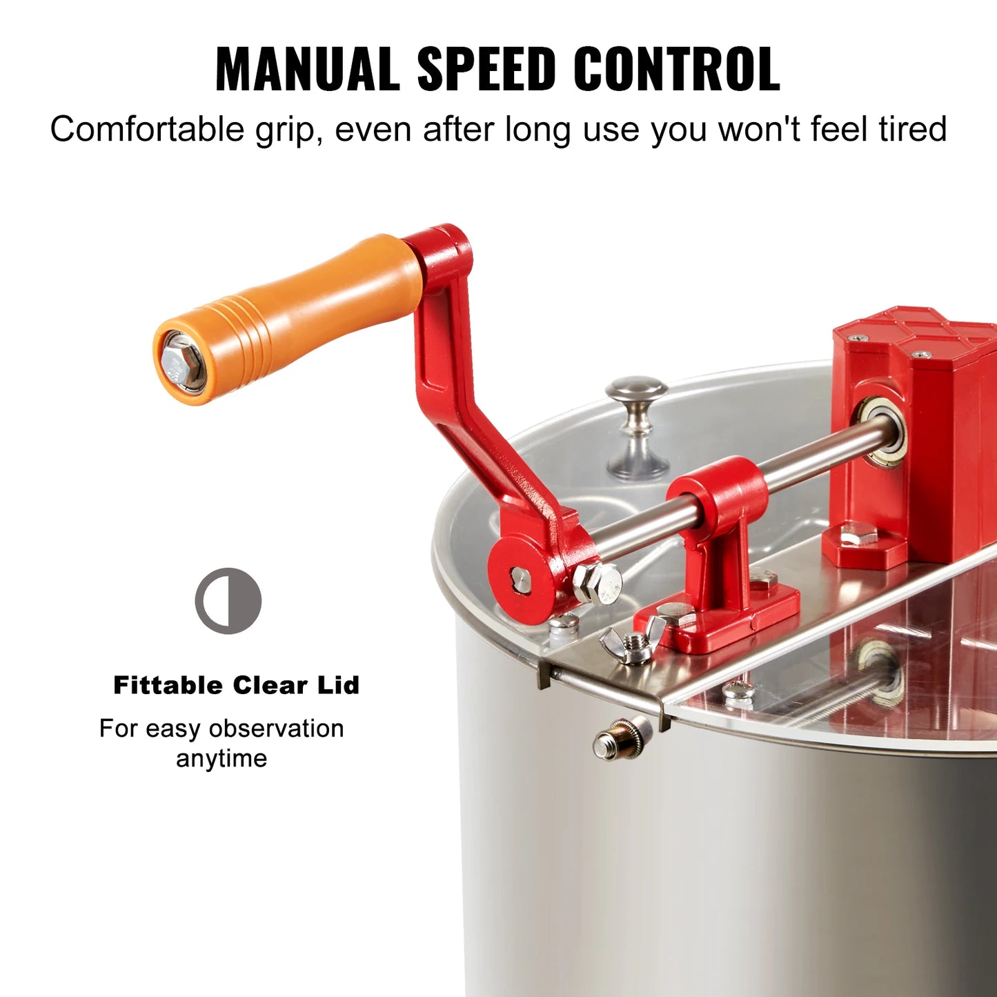 Manual Stainless Steel Adjustable Apiary Centrifuge Equipment