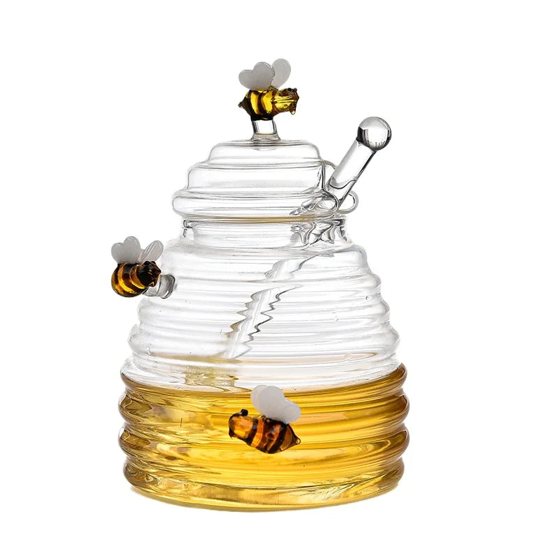 High Borosilicate Glass Honey Container