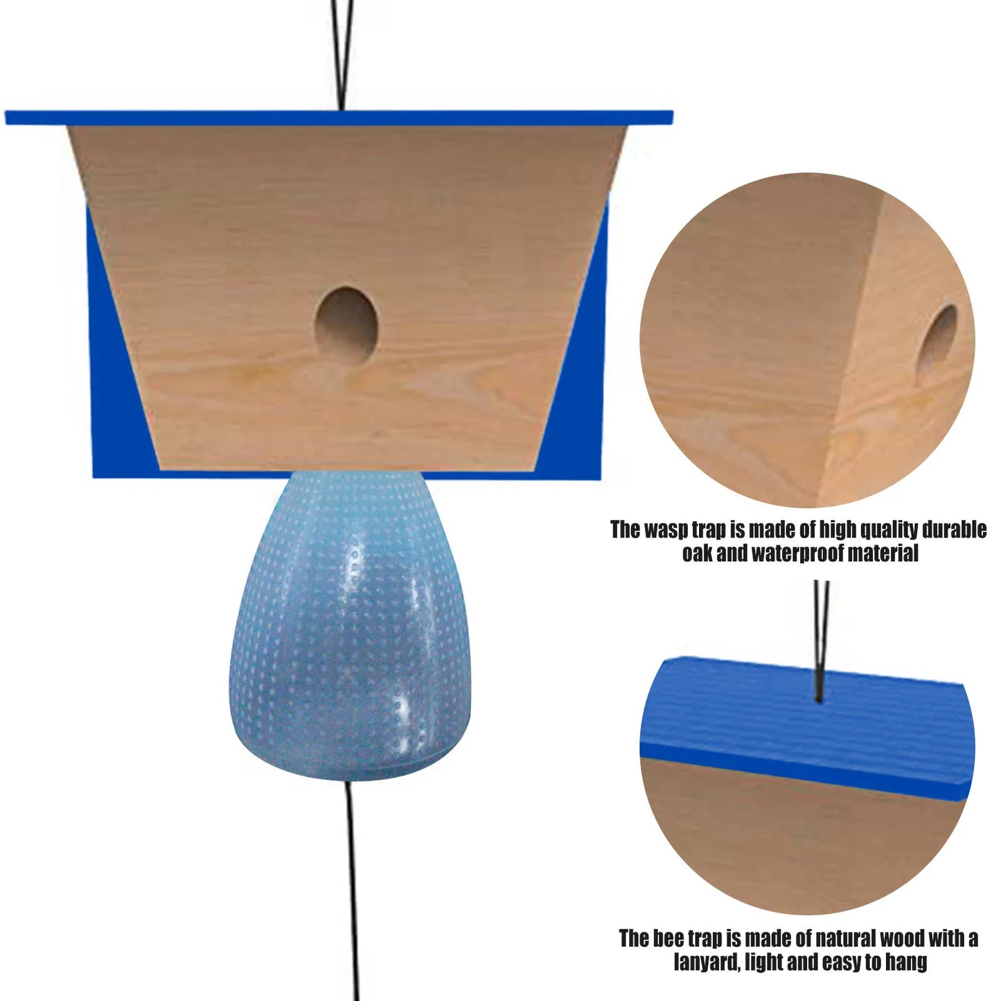 Reusable Outside Bee Traps