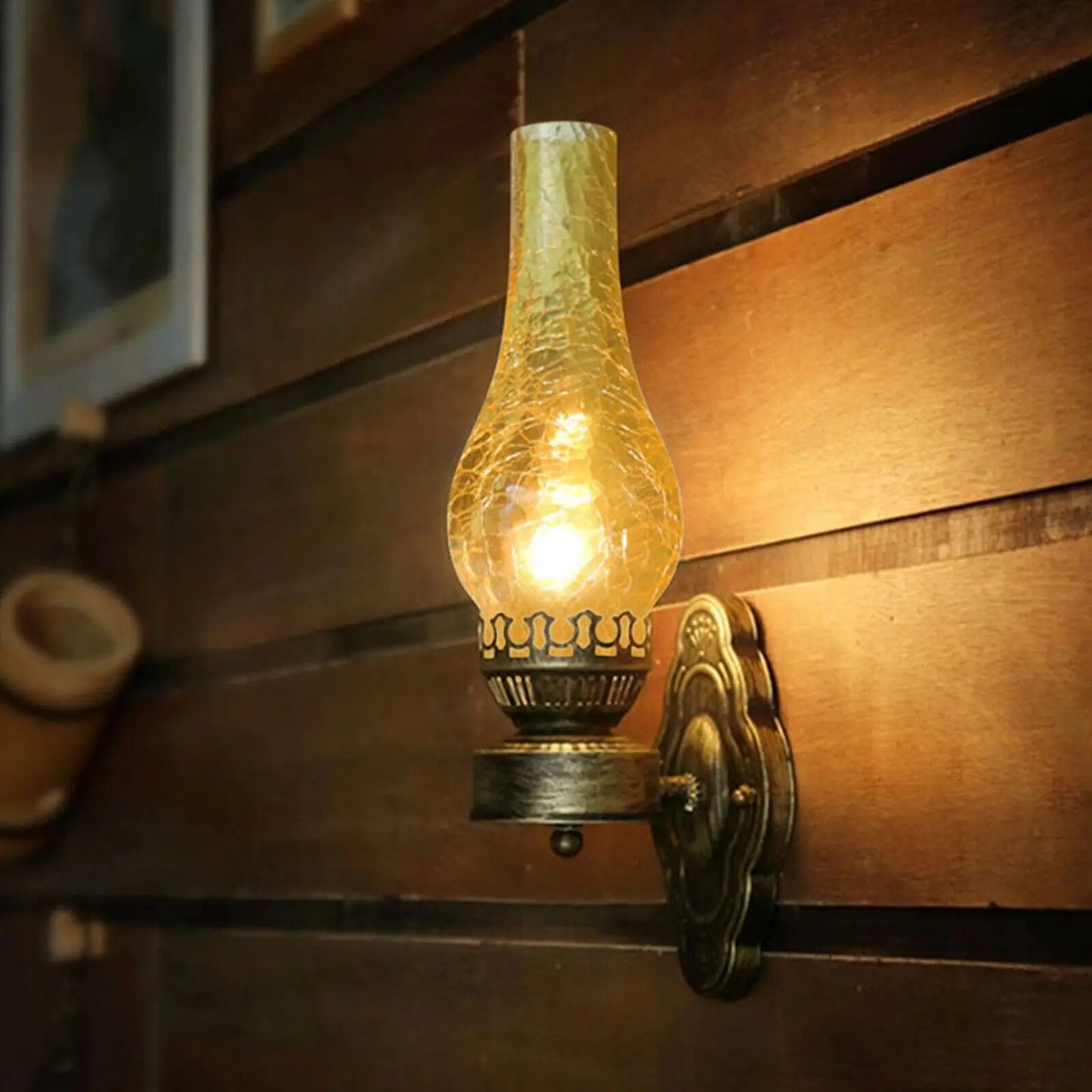 Vintage Rustic Wall Sconce Light Fixture