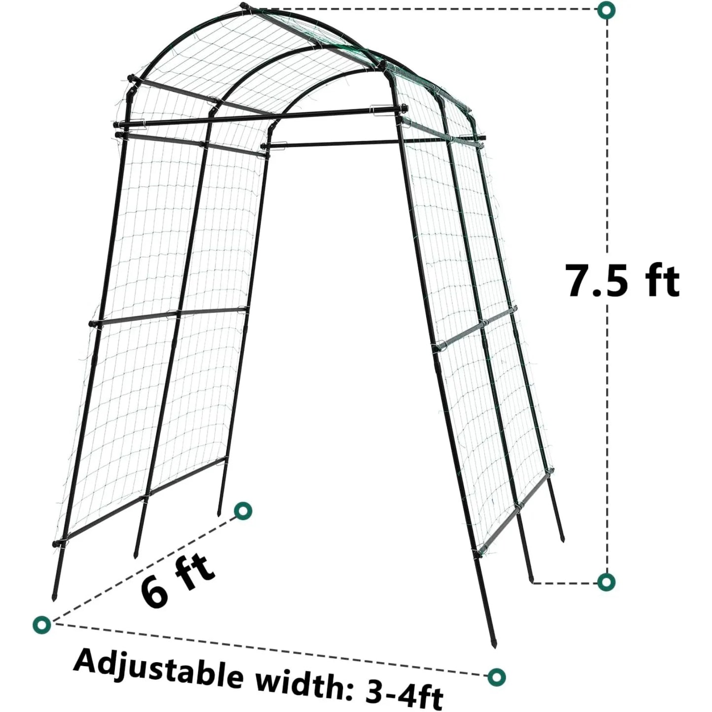 Garden Arch Trellis for Climbing Plants Outdoor