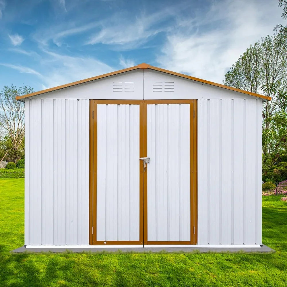 6x8 ft outdoor storage shed