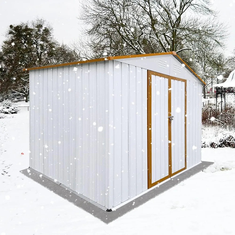 6x8 ft outdoor storage shed