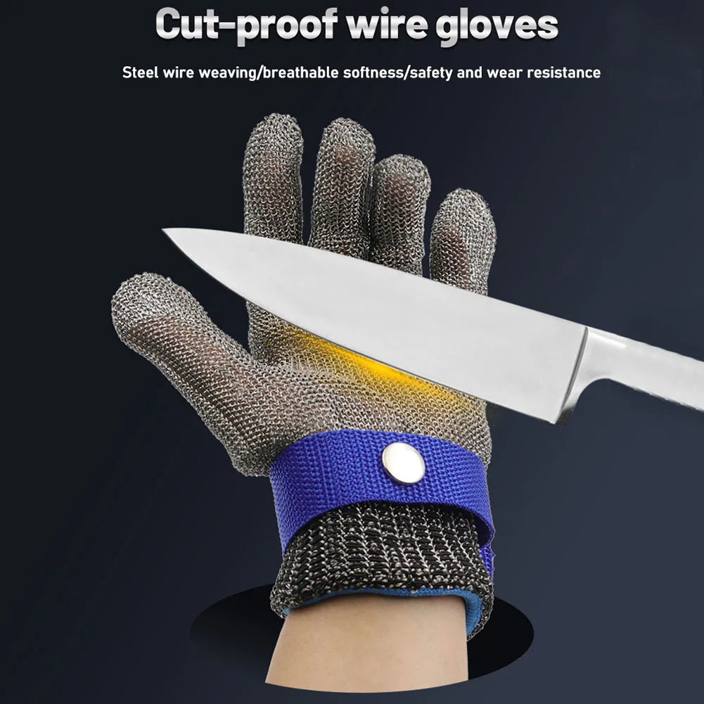 1-3pc Metal Gloves Cut Resistant