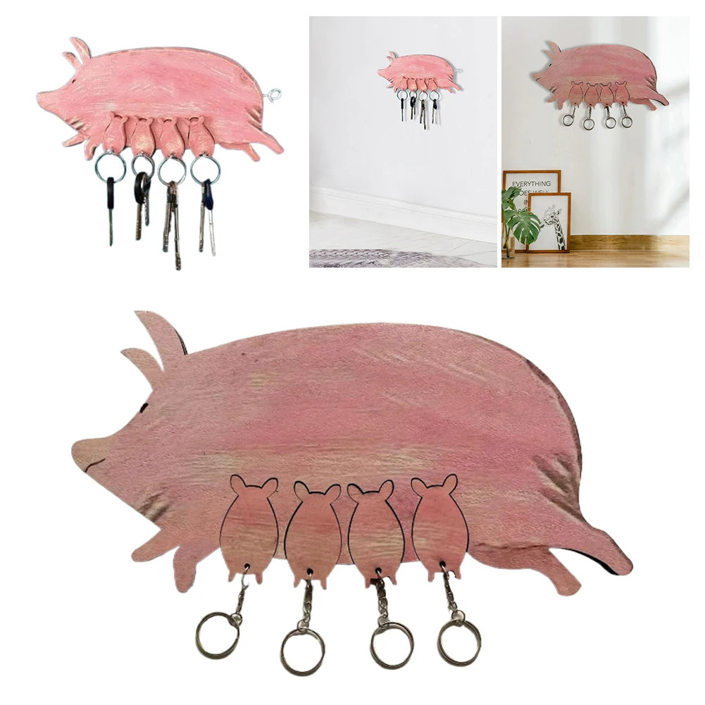 Piggy Key Ring Hanging Board