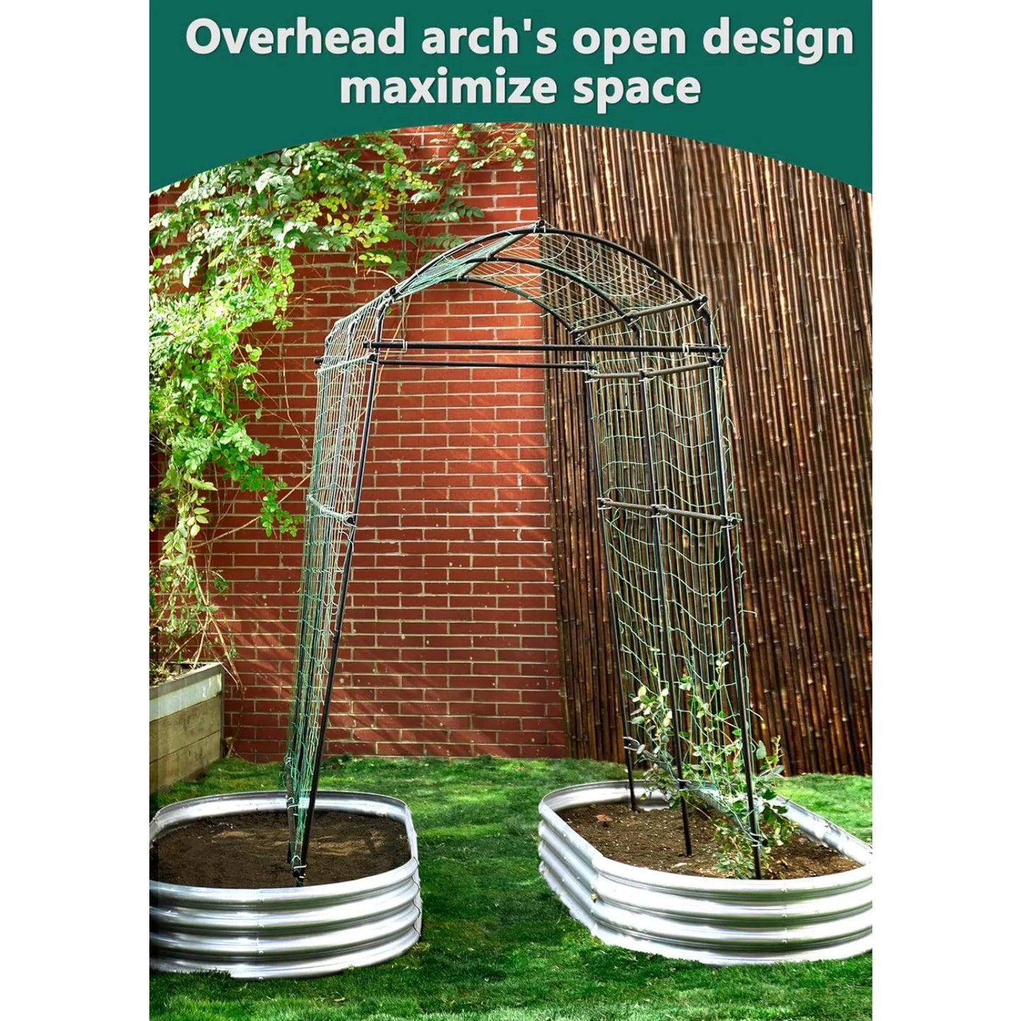 Garden Arch Trellis for Climbing Plants Outdoor