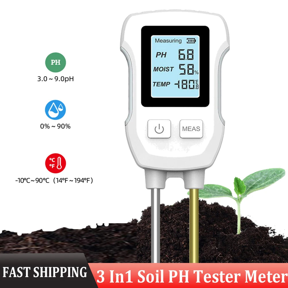 3 In1 Soil PH Tester