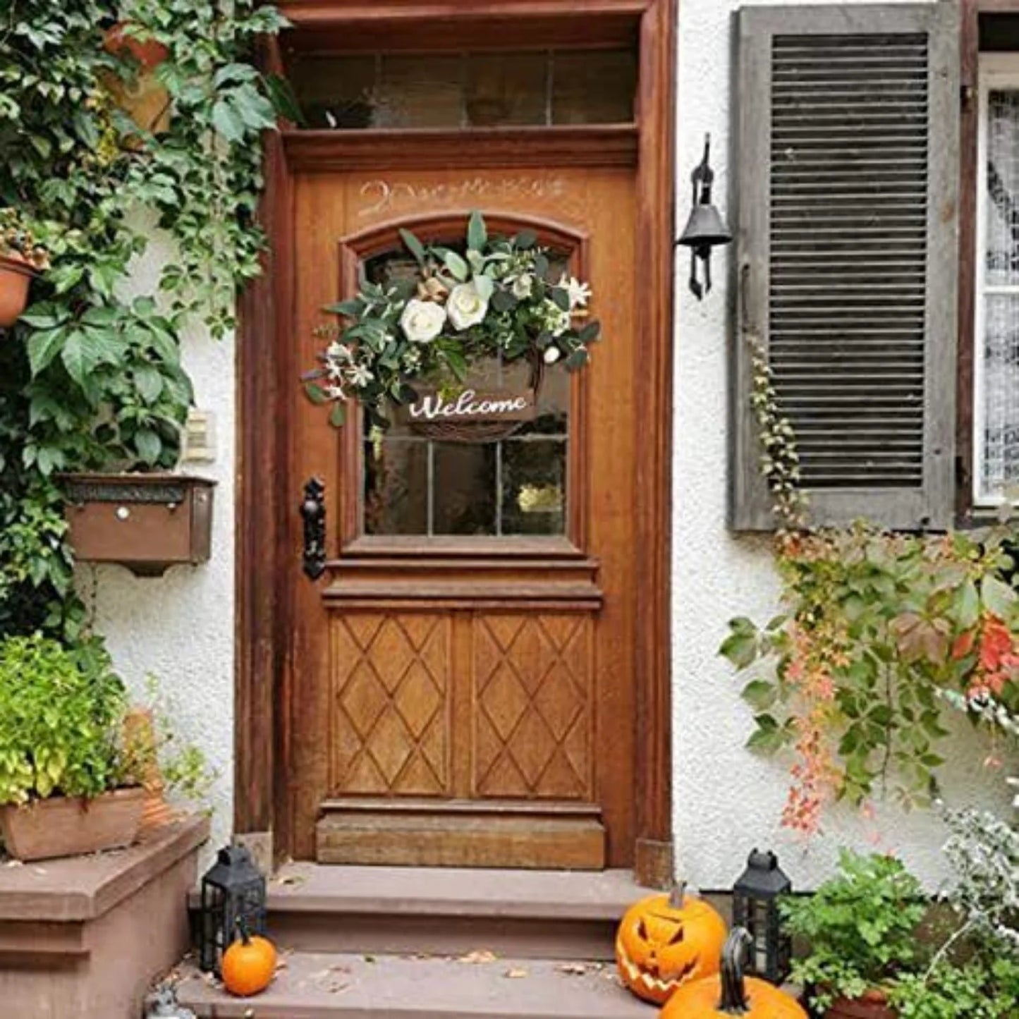 US Front door wreath