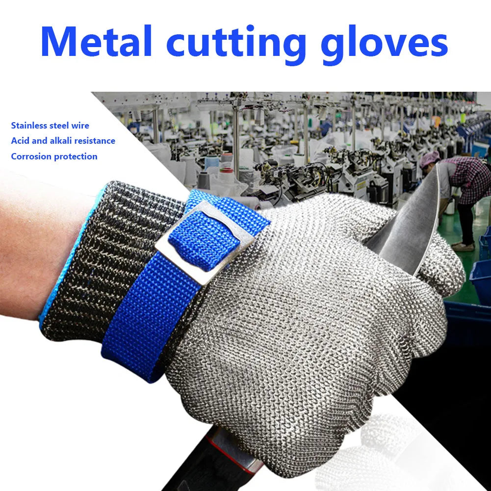 1-3pc Metal Gloves Cut Resistant