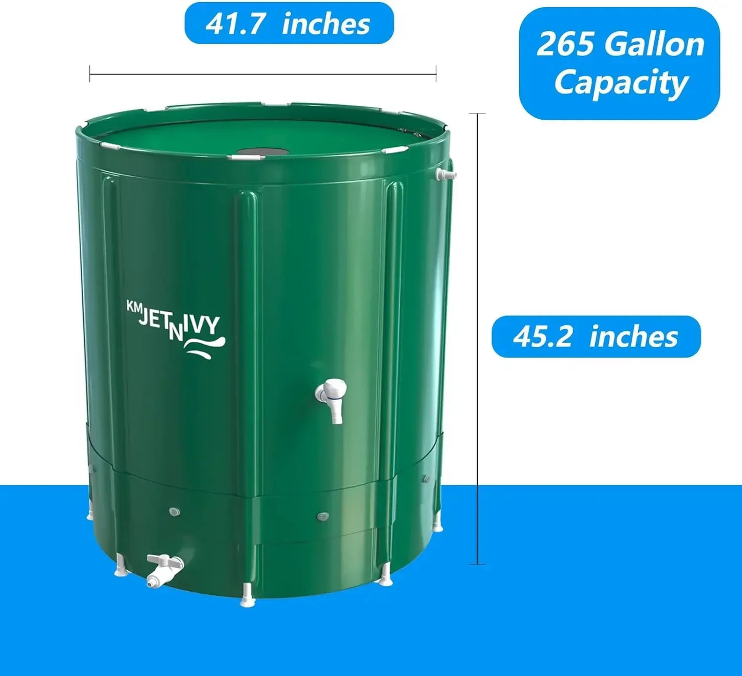 Rain Barrel 265G Rainwater Collection System