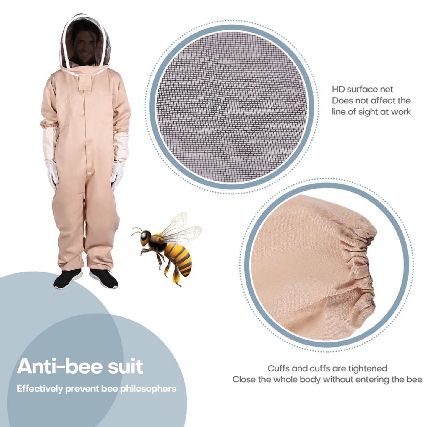 Full Body Ventilated Beekeeping Suit