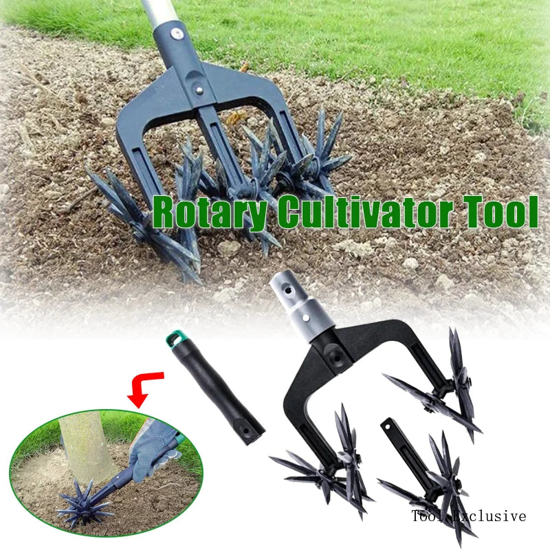 Rotary Cultivator 2 In 1 Garden Tool