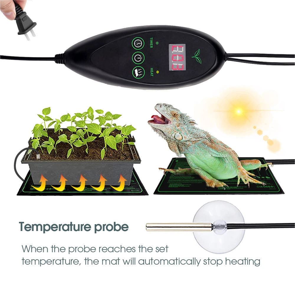 110V/220V Seedling Heating Mat with Temperature Controller